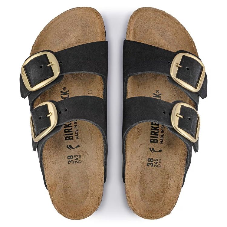 Immagine di Sandali Birkenstock Arizona Big Buckle in Pelle Nabuk
