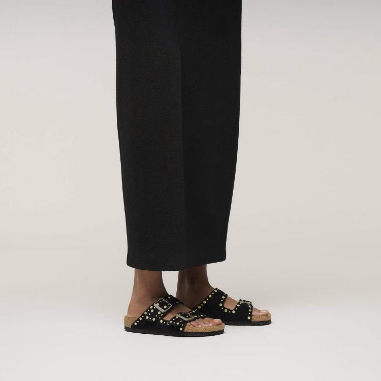 Immagine di Sandali Birkenstock Arizona Rivet in Pelle Scamosciata