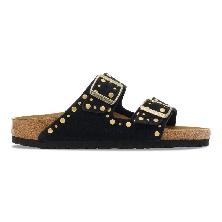 Immagine di Sandali Birkenstock Arizona Rivet in Pelle Scamosciata