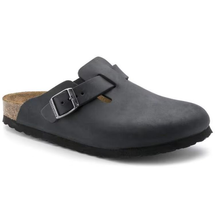 Immagine di Mocassini Birkenstock Boston in Pelle Oliata