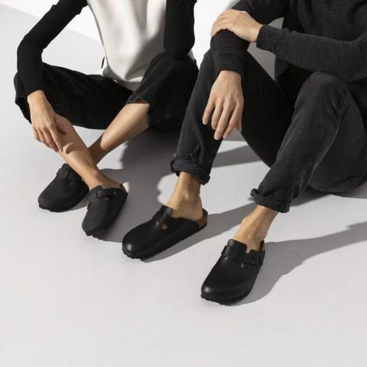 Immagine di Mocassini Birkenstock Boston in Pelle Oliata