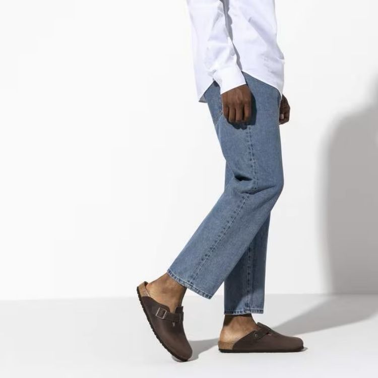 Immagine di Birkenstock Boston in Pelle Oliata