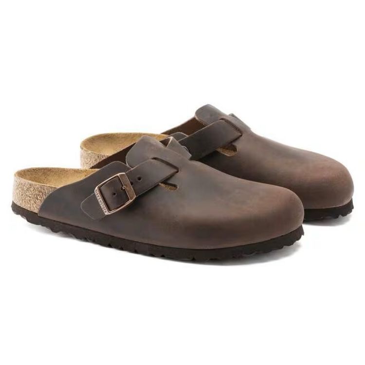 Immagine di Birkenstock Boston in Pelle Oliata