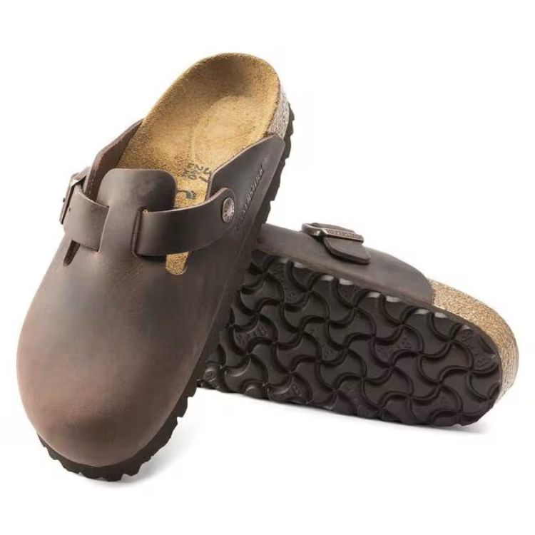 Immagine di Birkenstock Boston in Pelle Oliata