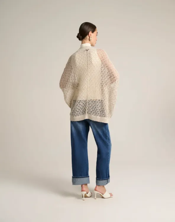Immagine di Cardigan Donna Leggero Traforato