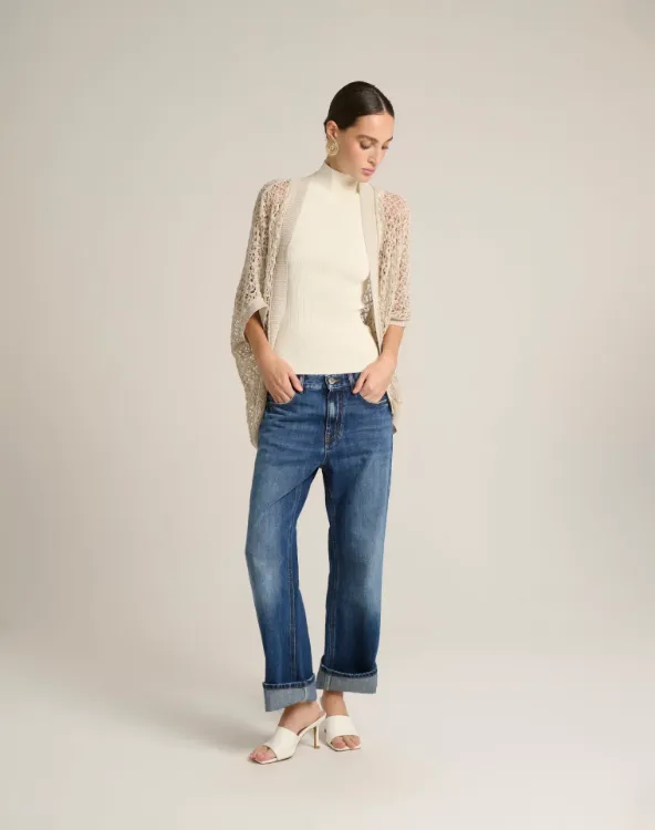 Immagine di Cardigan Donna Leggero Traforato