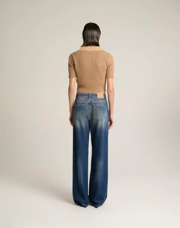 Immagine di Pull Donna Traforato Punto Rete