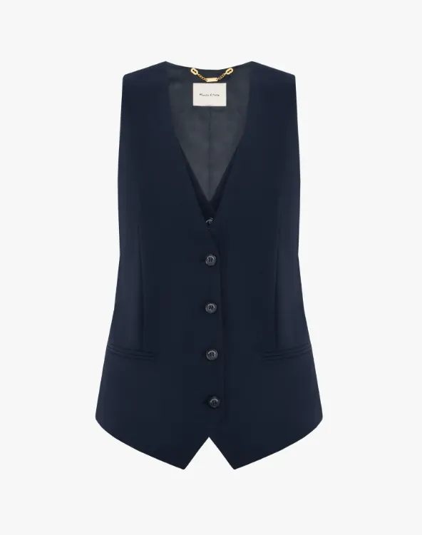 Immagine di Gilet Donna Sartoriale Blu Notte