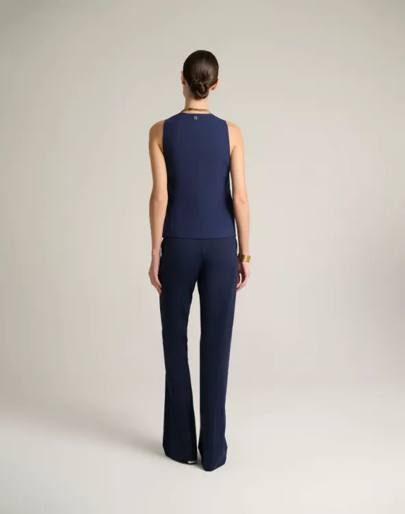 Immagine di Gilet Donna Sartoriale Blu Notte