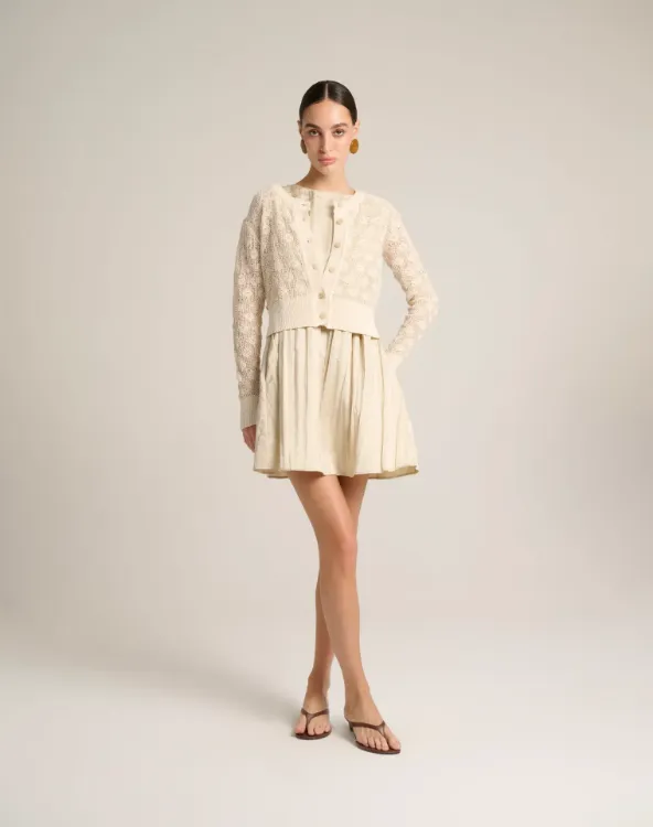 Immagine di Cardigan Donna in Cotone Lavorato
