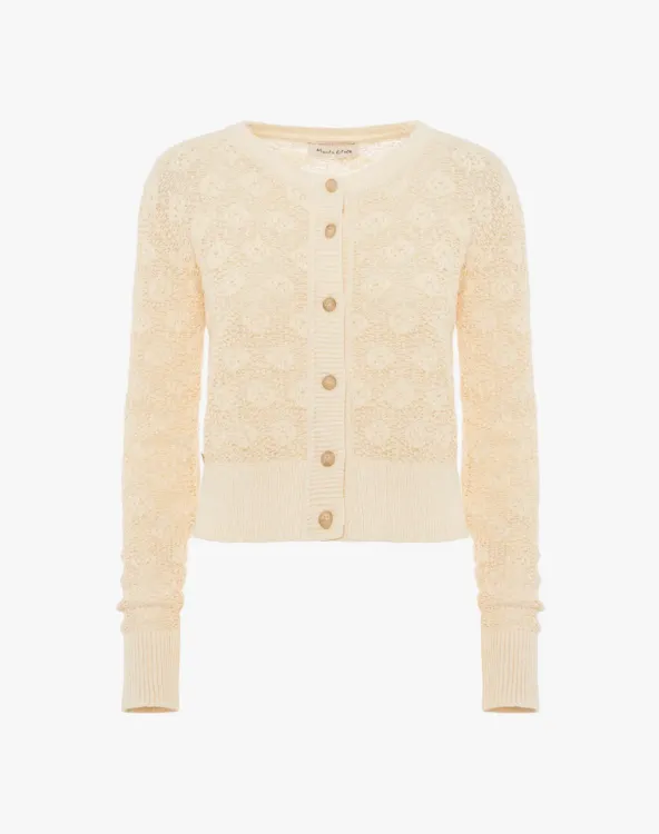 Immagine di Cardigan Donna in Cotone Lavorato