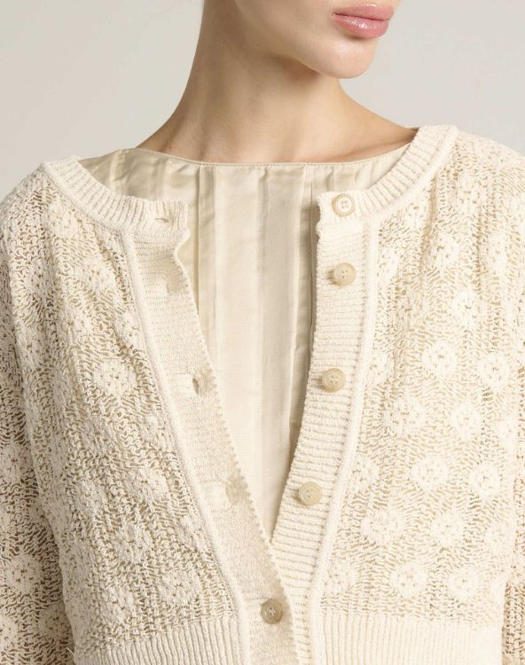 Immagine di Cardigan Donna in Cotone Lavorato