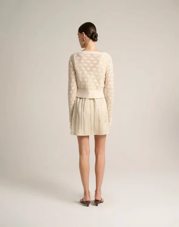 Immagine di Cardigan Donna in Cotone Lavorato