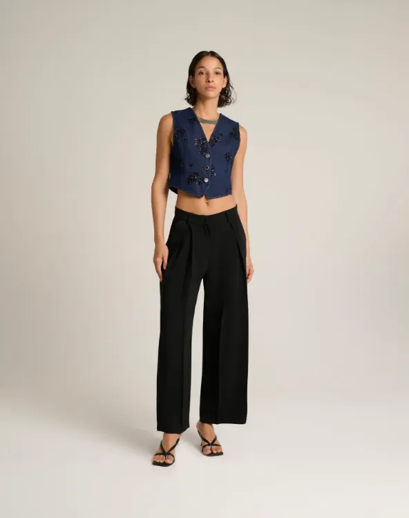 Immagine di Pantalone Donna Sartoriale Wide Leg