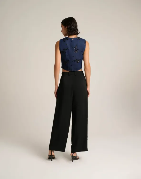 Immagine di Pantalone Donna Sartoriale Wide Leg