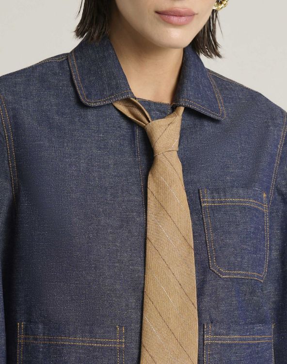 Immagine di Giacca Donna Boxy in Denim